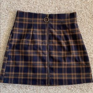 Plaid Skirt